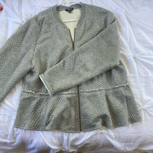 Quilted Peplum Jacket